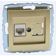 Розетка ethernet rj-45 без рамки mono electric despina - larissa 500-002205-125